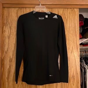Adidas techfit black climalite long sleeve top, Medium. Worn once. Compression